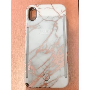 Lumee Duo Metallic Marble Case for iPhone XS Max